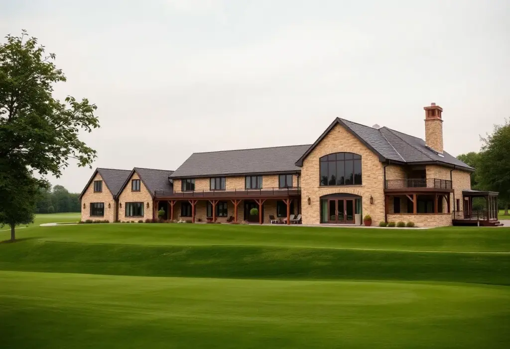 Rendering of the new clubhouse at Royal Dornoch Golf Club