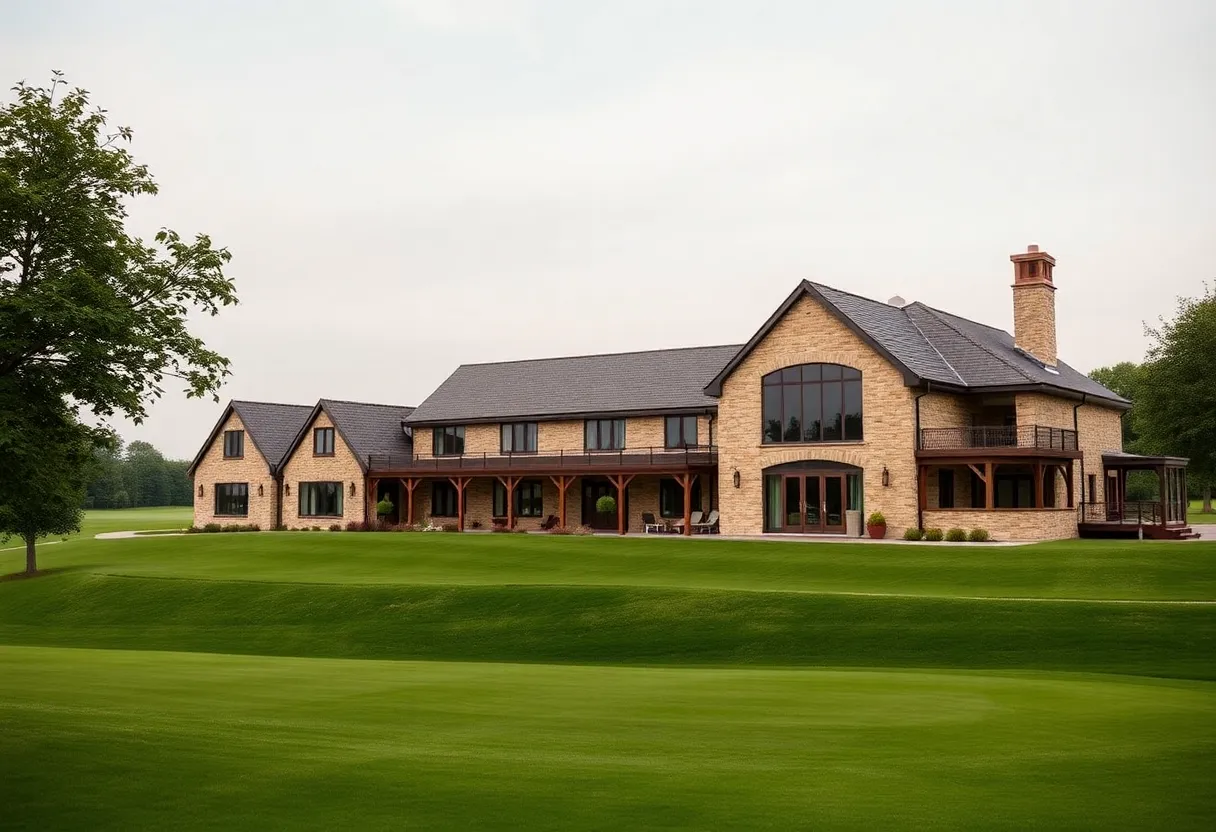 Rendering of the new clubhouse at Royal Dornoch Golf Club