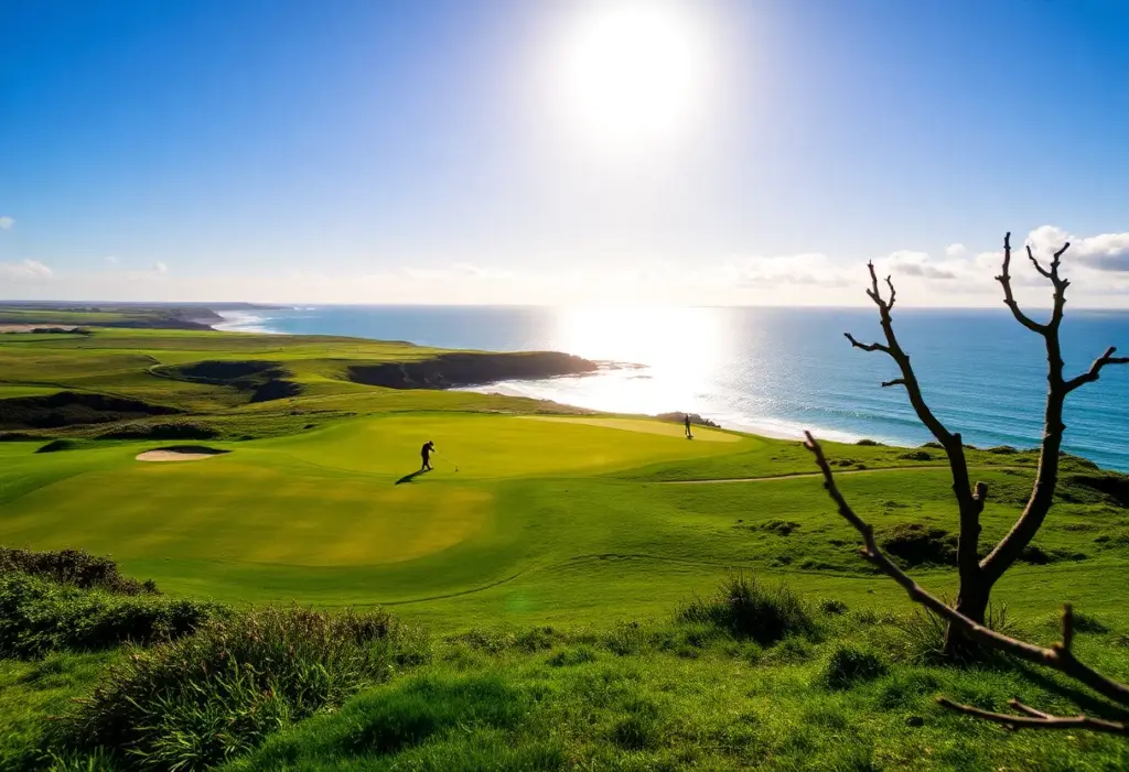 View of Royal Lytham & St Annes golf course during the AIG Women's Open