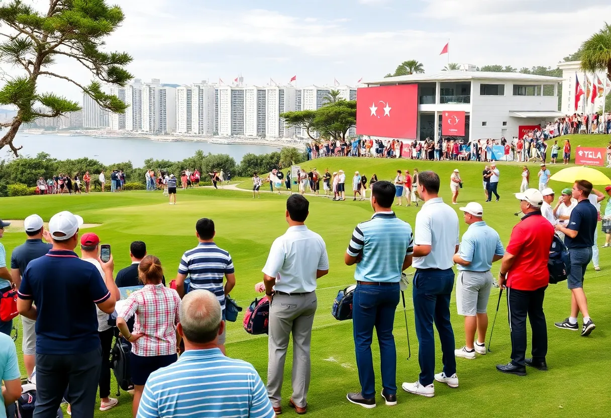 Golf tournament at SJM Macao Open 2025
