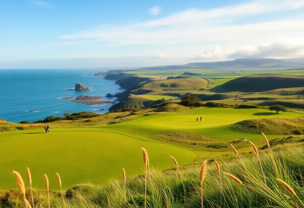 St Enodoc Golf Club showcasing beautiful greens and coastal views