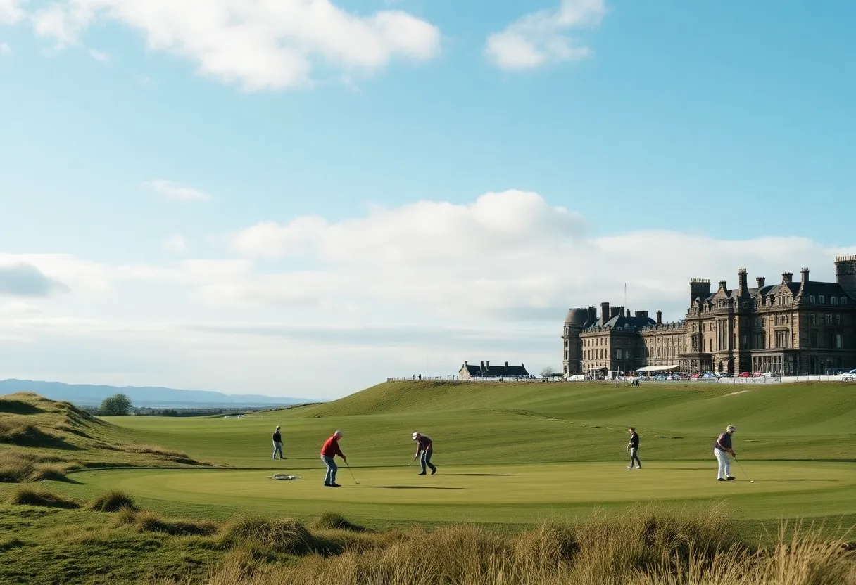 Renovations at the Old Course at St Andrews