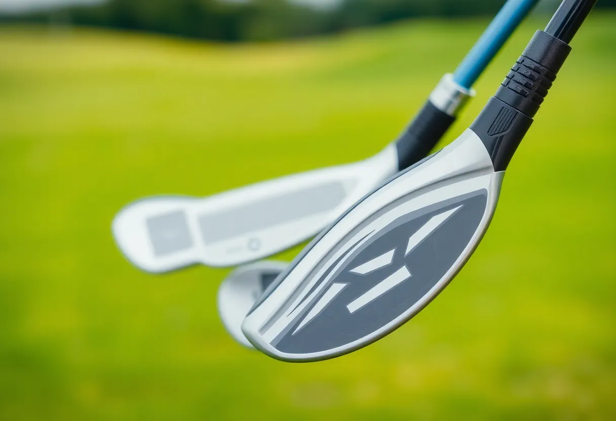 TaylorMade P790 golf irons showcasing larger sweet spot technology