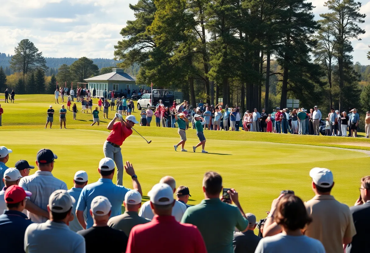 Golf tournament at Katameya Dunes Golf & Social Club