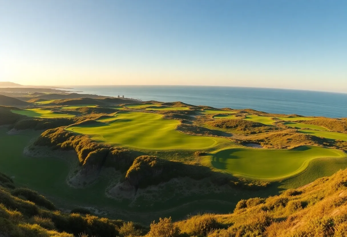 Scenic view of Ailsa Course at Trump Turnberry