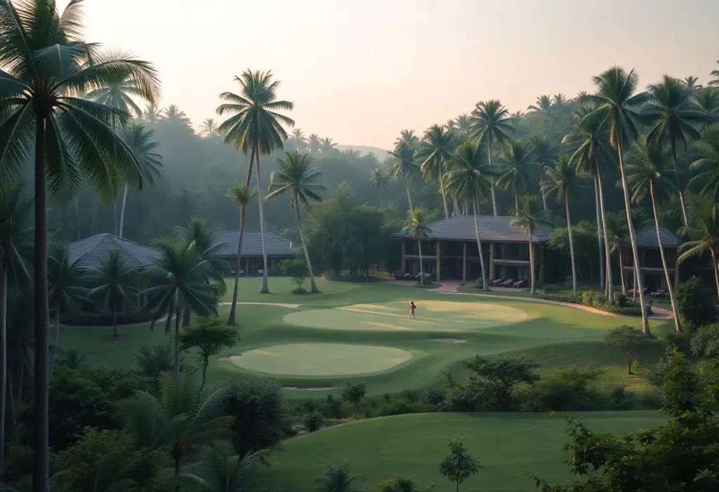Anija Golf Resort showcasing luxury amidst jungle surroundings