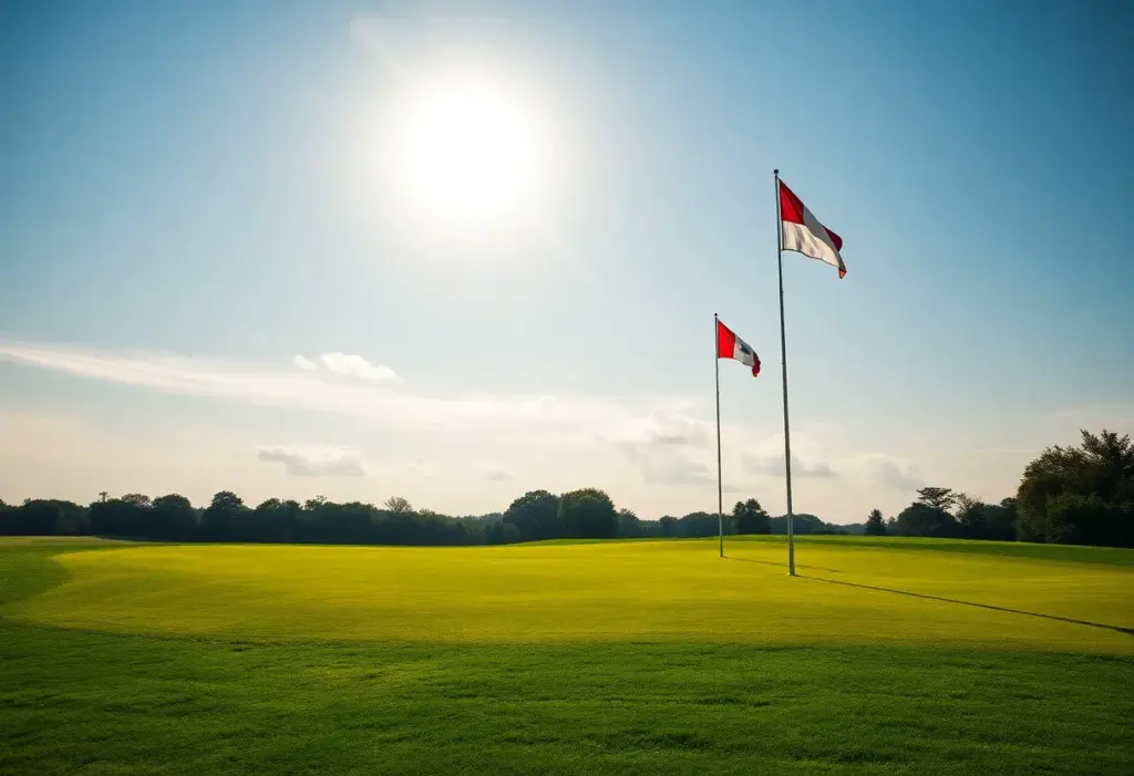 Lush green golf course representing Armenian golfing spirit