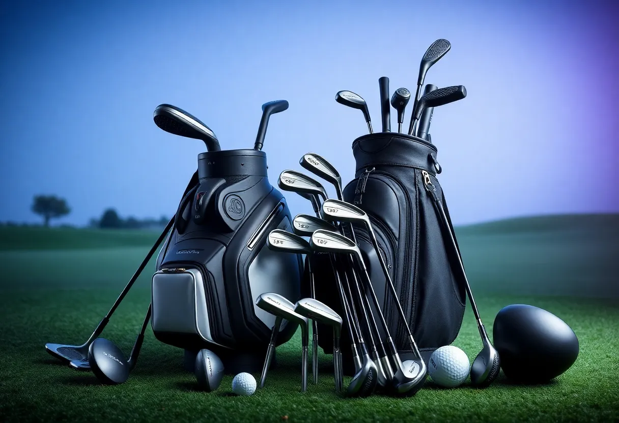 Advanced golf equipment setup by Bryson DeChambeau for 2025 season