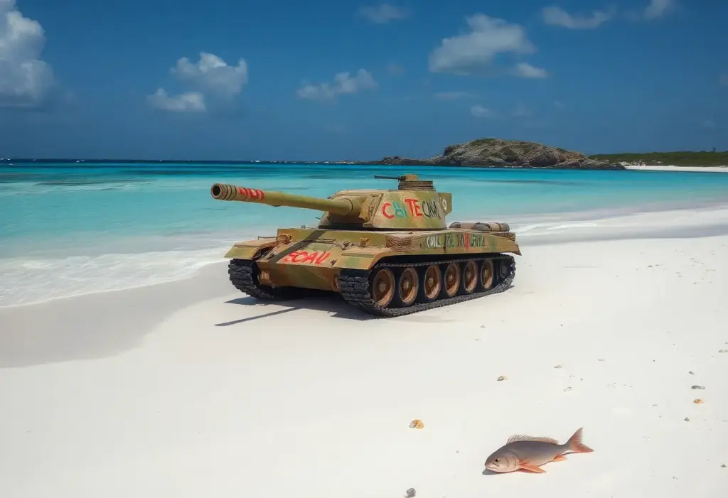 Breathtaking beach on Culebra Island with scenic views