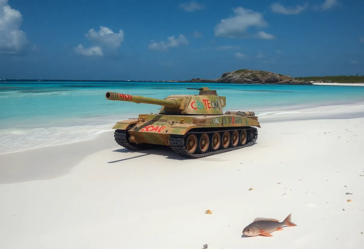 Breathtaking beach on Culebra Island with scenic views