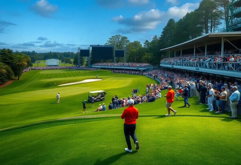 Golf championship event at Jumeirah Golf Estates