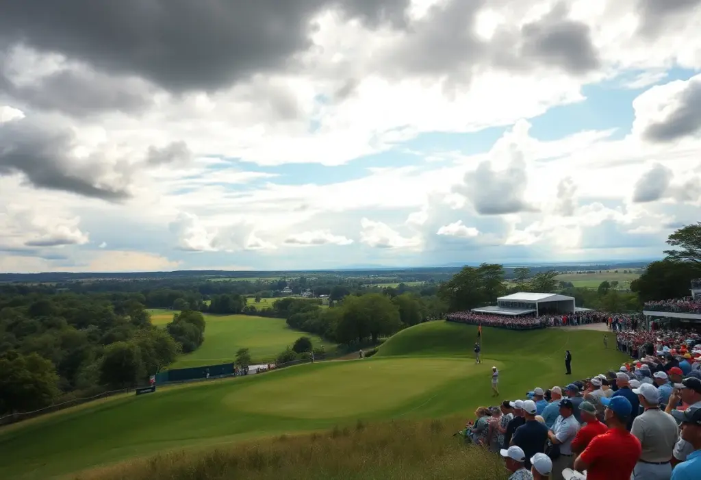 Scenic view of Jumeirah Golf Estates during the DP World Tour Championship