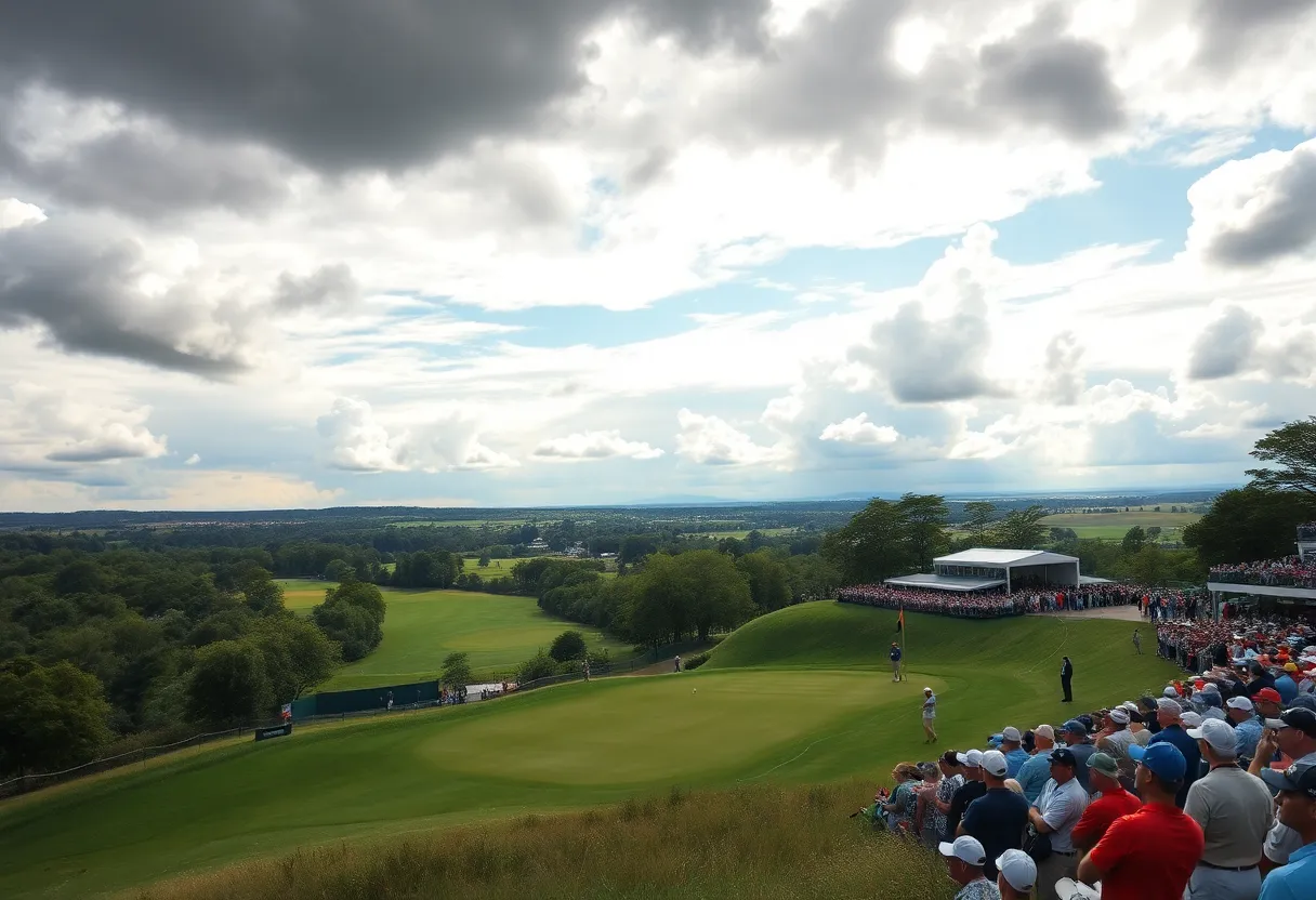 Scenic view of Jumeirah Golf Estates during the DP World Tour Championship