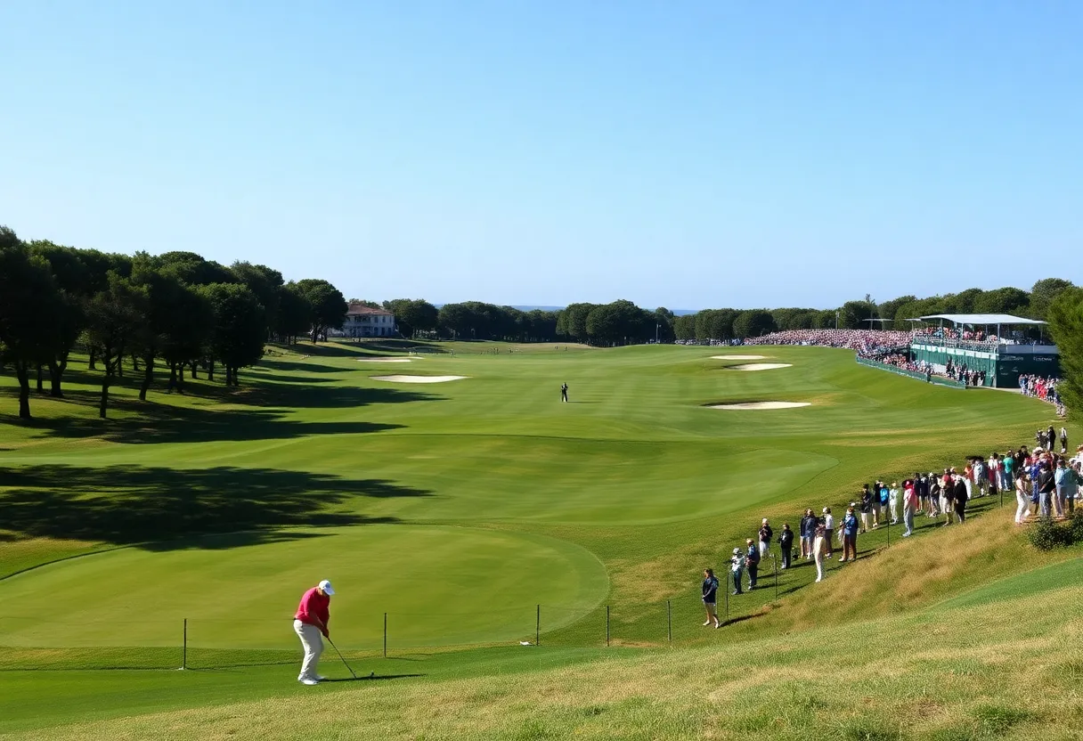 Golfers competing at the DP World Tour Q School Final Stage