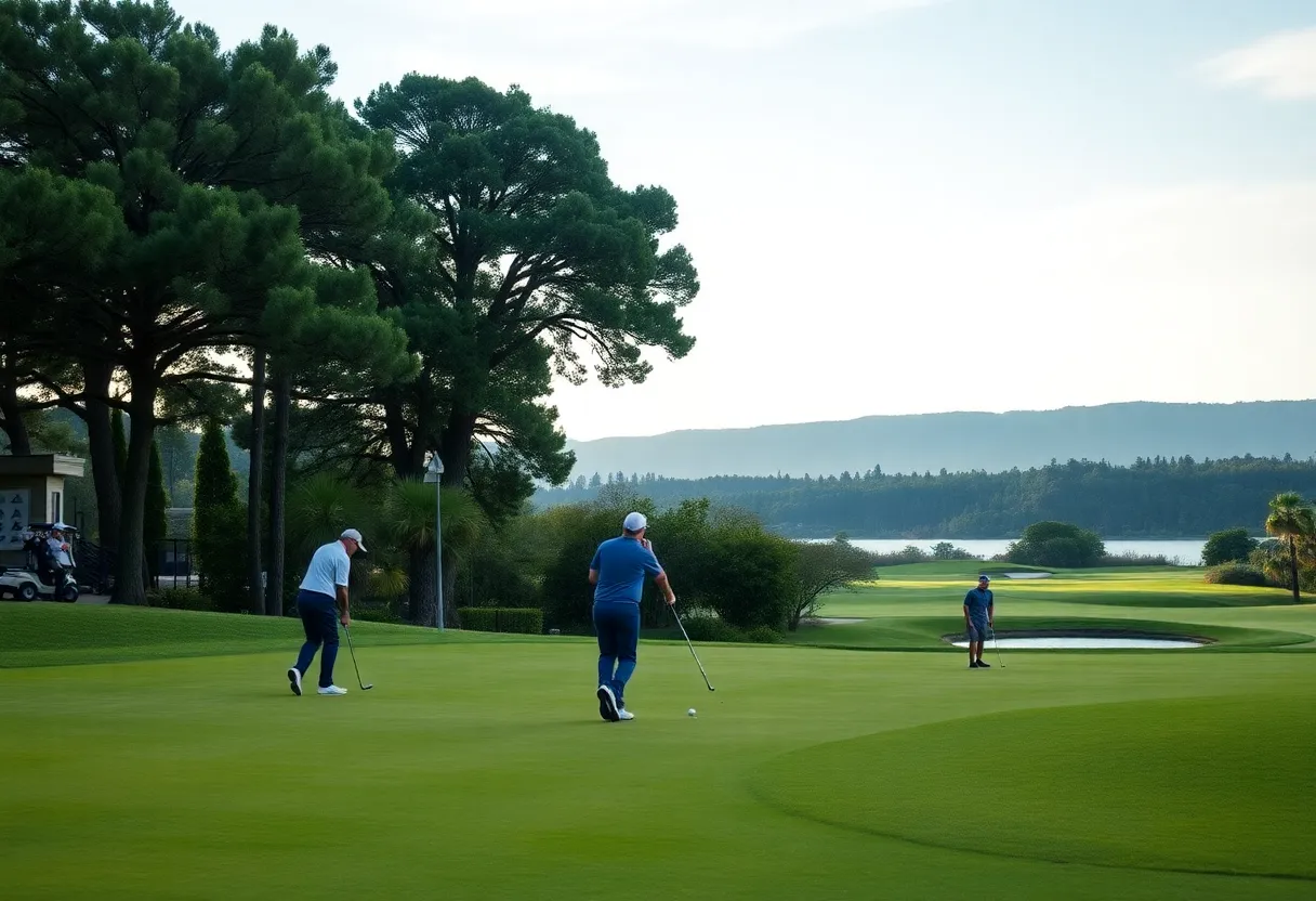 Golfers competing at the DP World Tour Q-School Final Stage