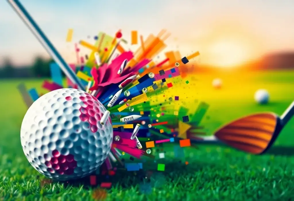 Abstract art symbolizing emotional challenges in sports