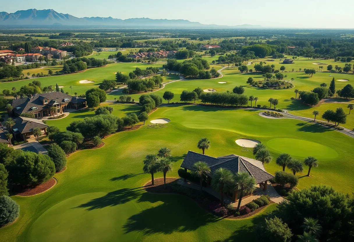 Luxurious golf resort in South Africa with stunning landscapes