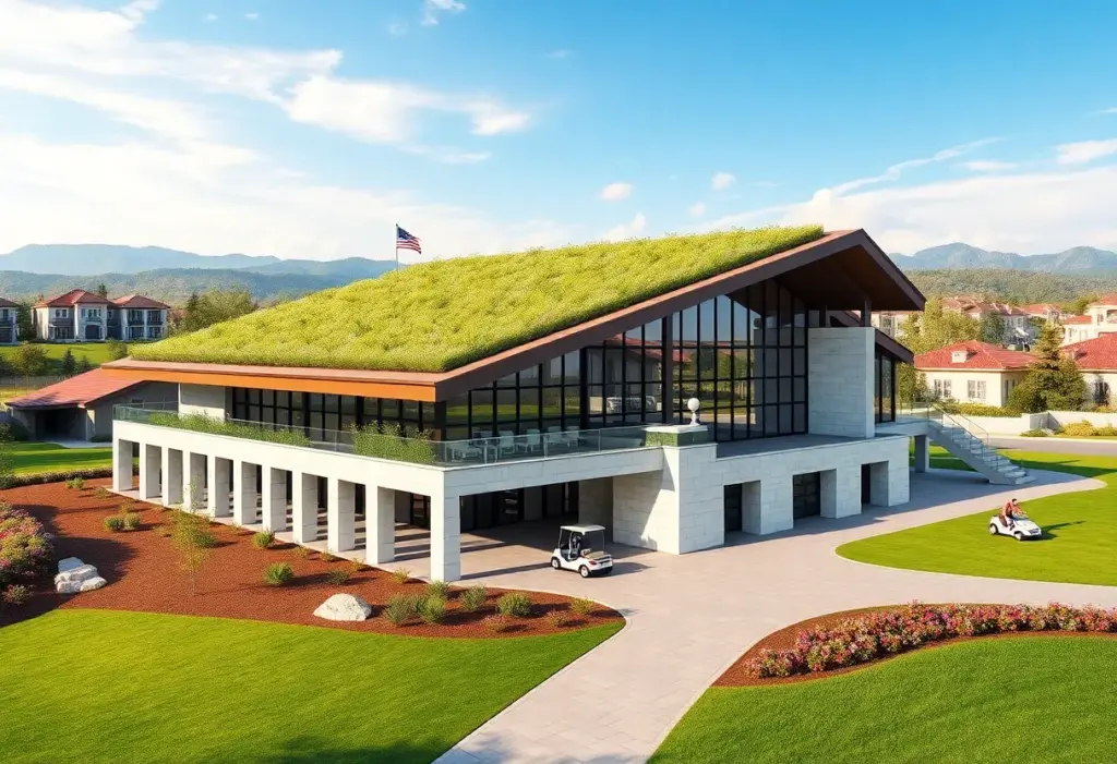 Concept design of the new clubhouse at Felixstowe Ferry Golf Club