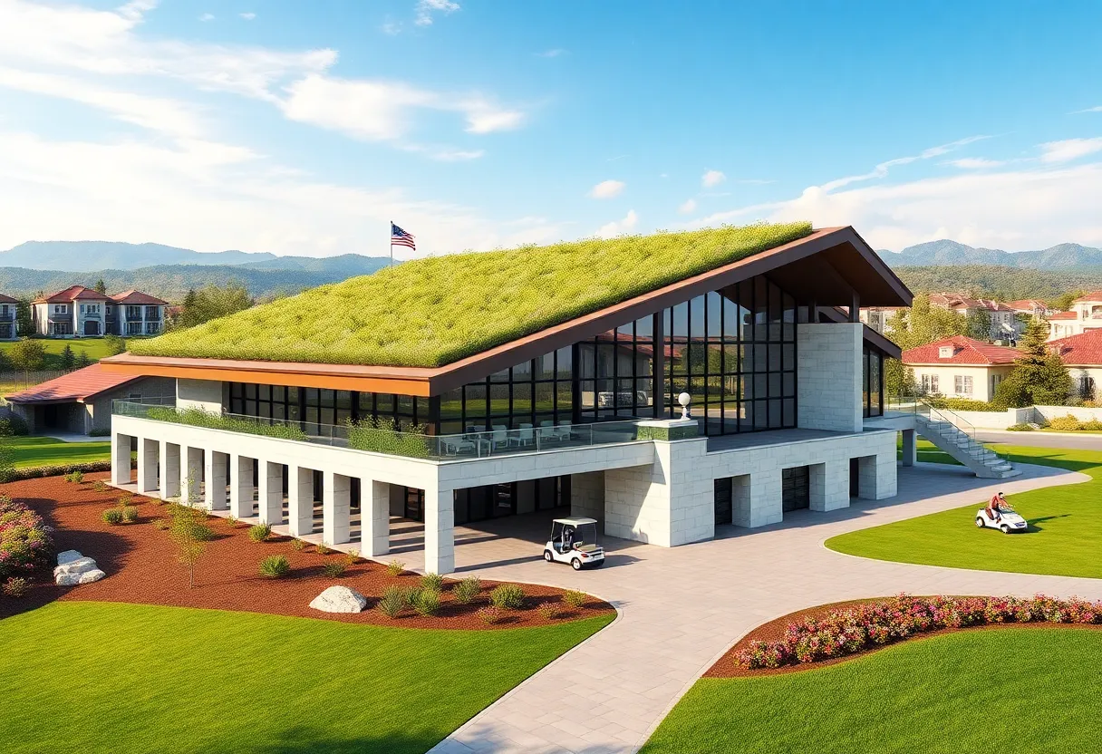 Concept design of the new clubhouse at Felixstowe Ferry Golf Club