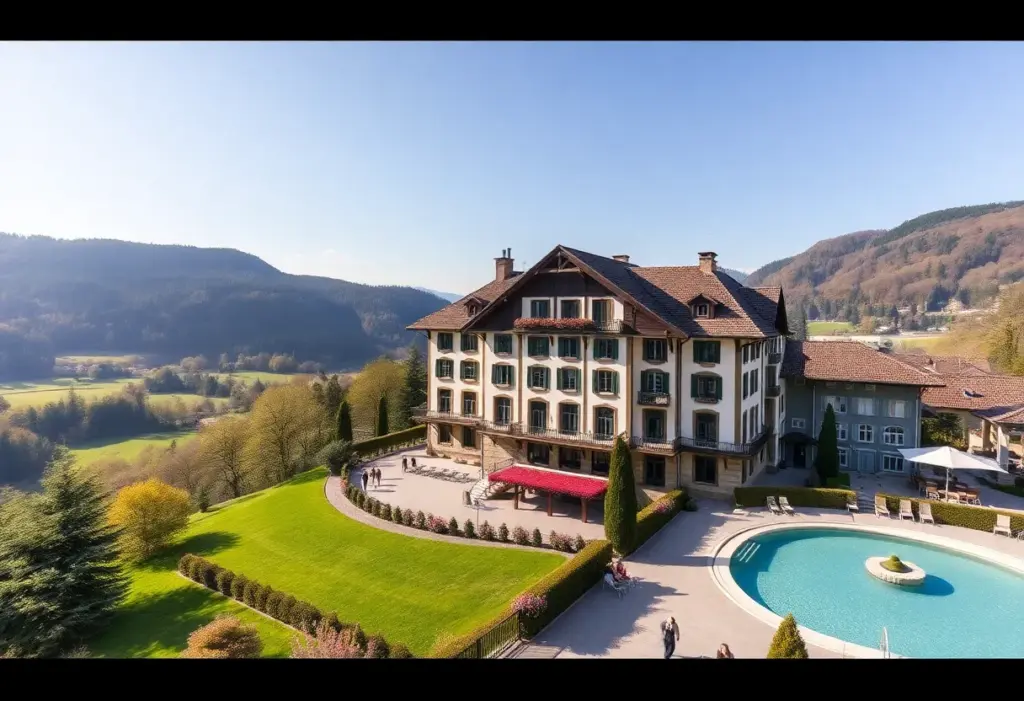 Historic Fürstenhof Hotel in Bad Griesbach, Bavaria