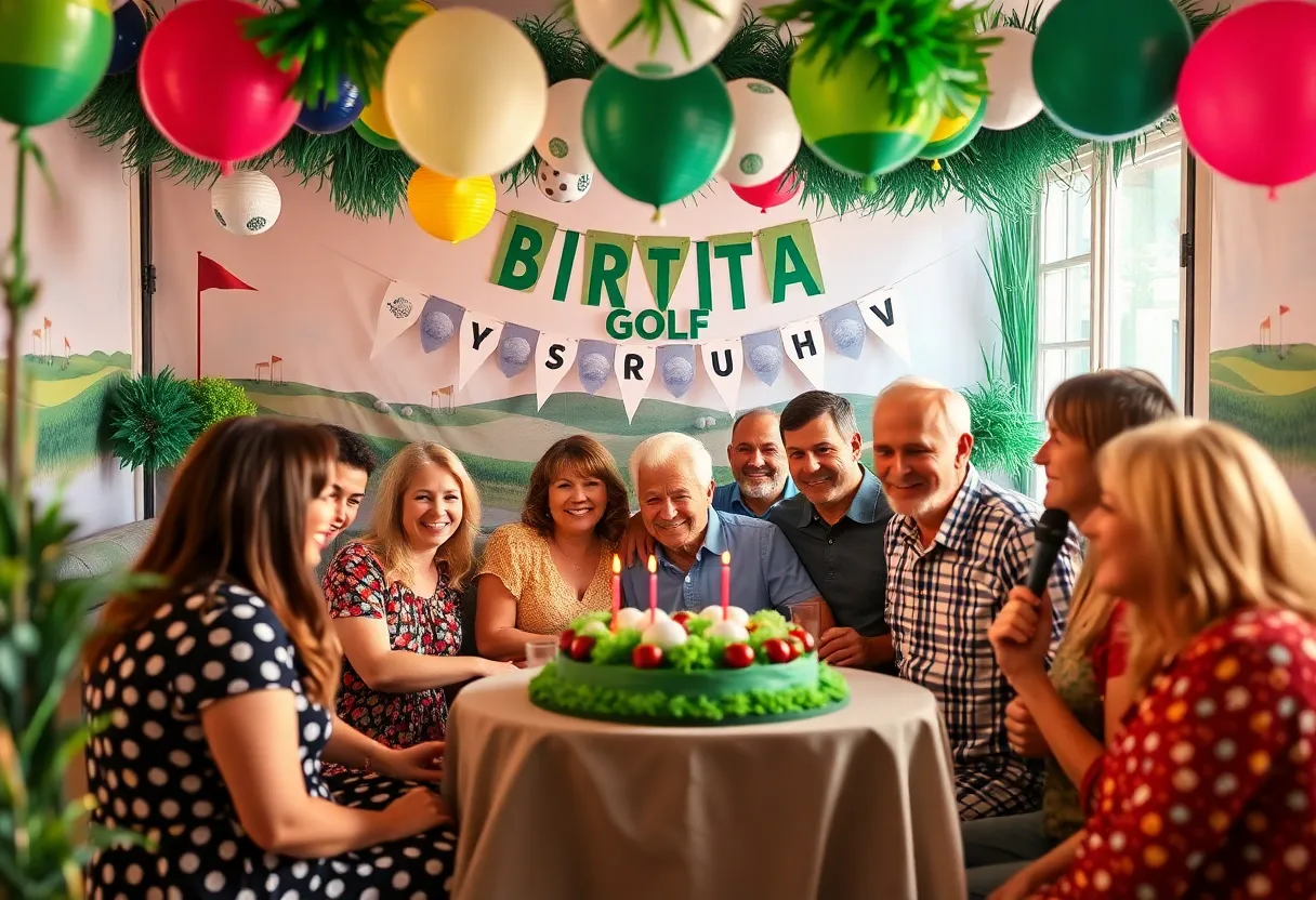 Gary Player's 90th birthday celebration surrounded by loved ones