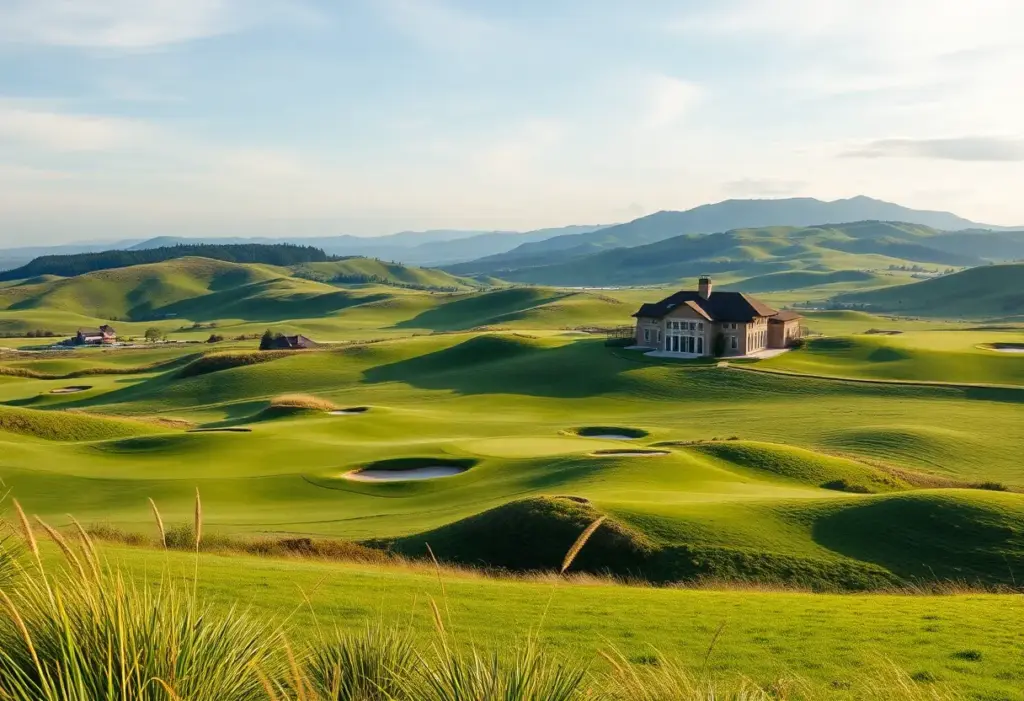 A scenic view of the new Hogs Haven golf course in St. Andrews.