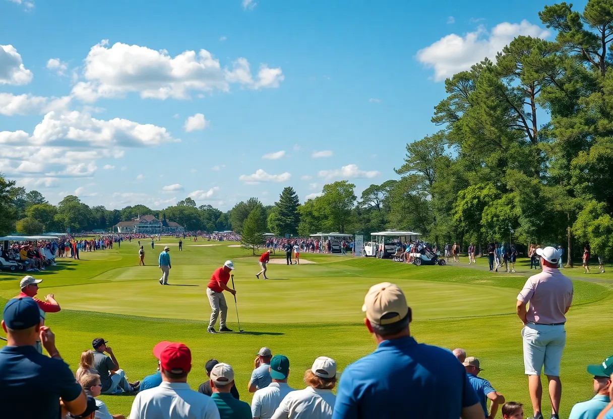 Golfers competing at the Link Hong Kong Open