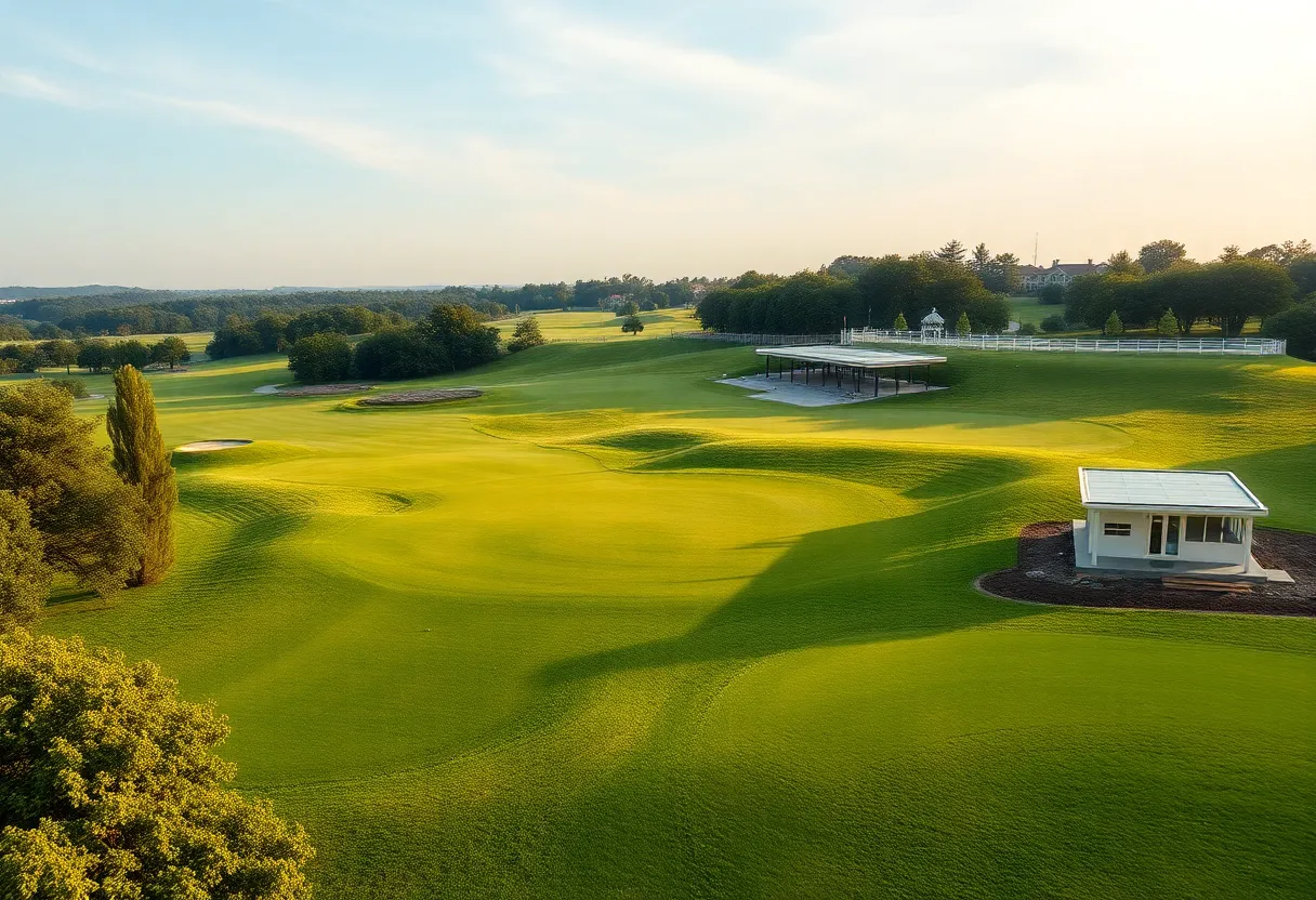 Golf course undergoing renovation at Joint Base Andrews