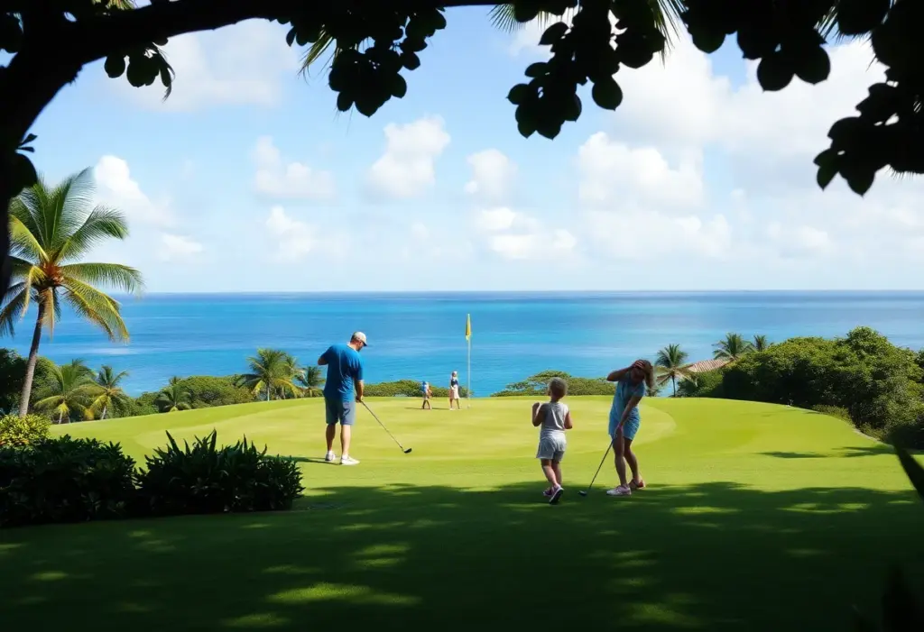 View of Little Apes Golf Course in Barbados