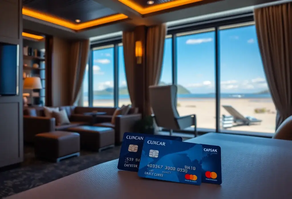 A luxury travel setting highlighting the concept of luxury credit cards.