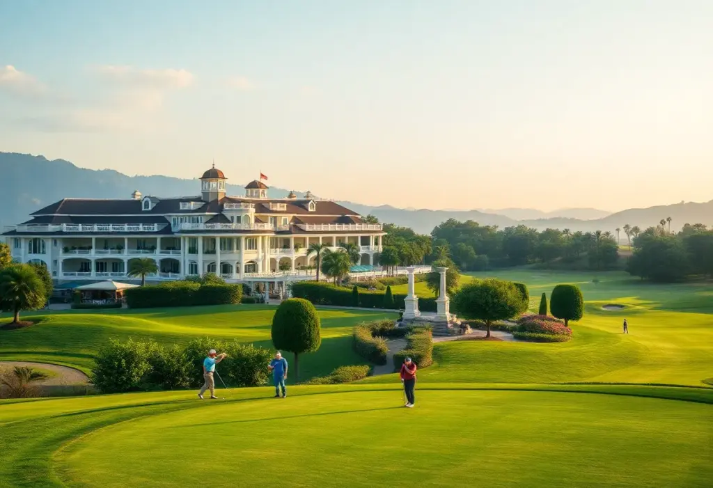 Luxury resort at London Golf Club with hotel and spa