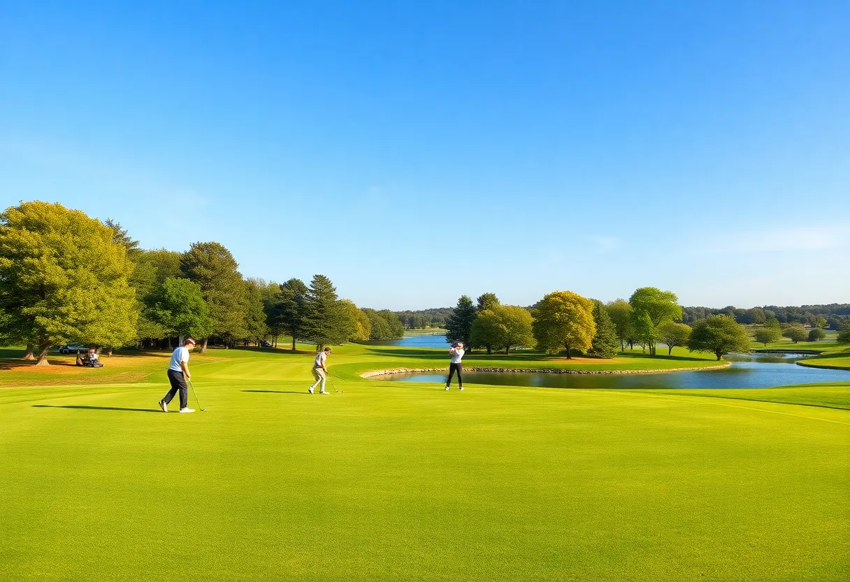 Golfers competing at MENA Golf Tour Q School