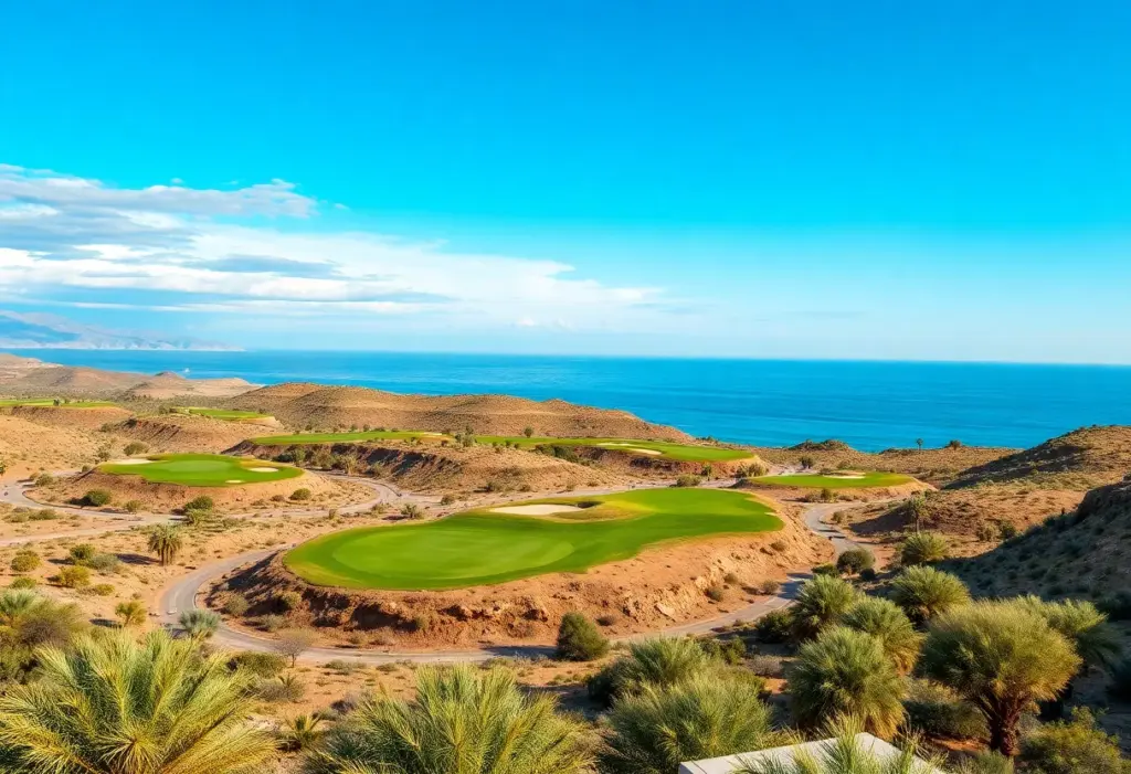 Newly designed golf courses in Los Cabos with desert and ocean views.