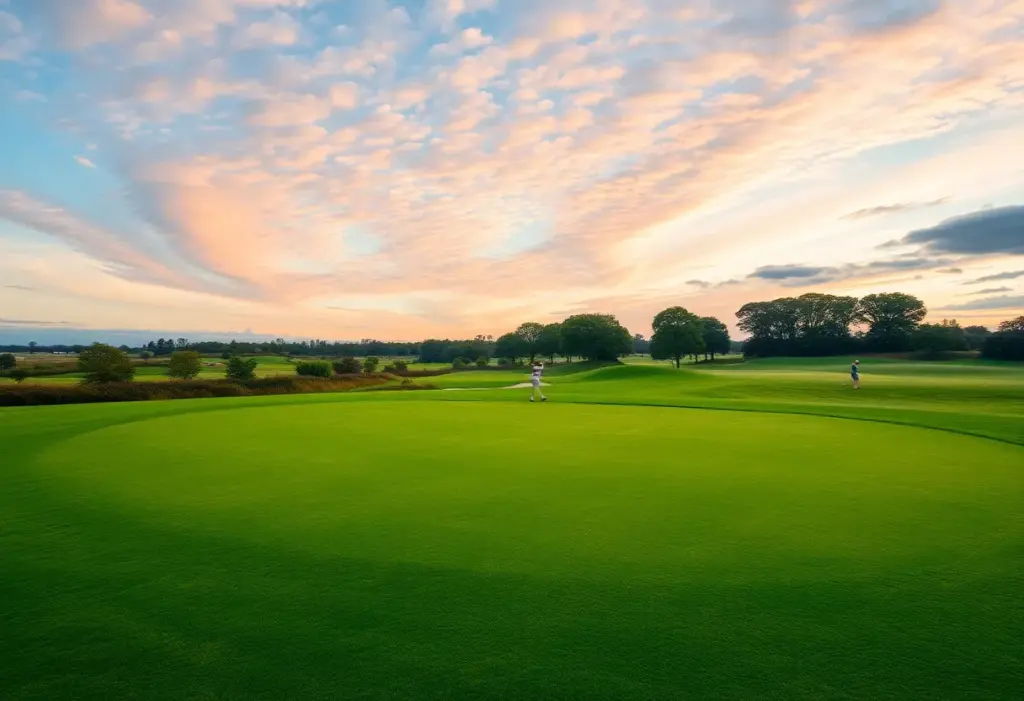 Golf tournament at Pezula Golf Estate