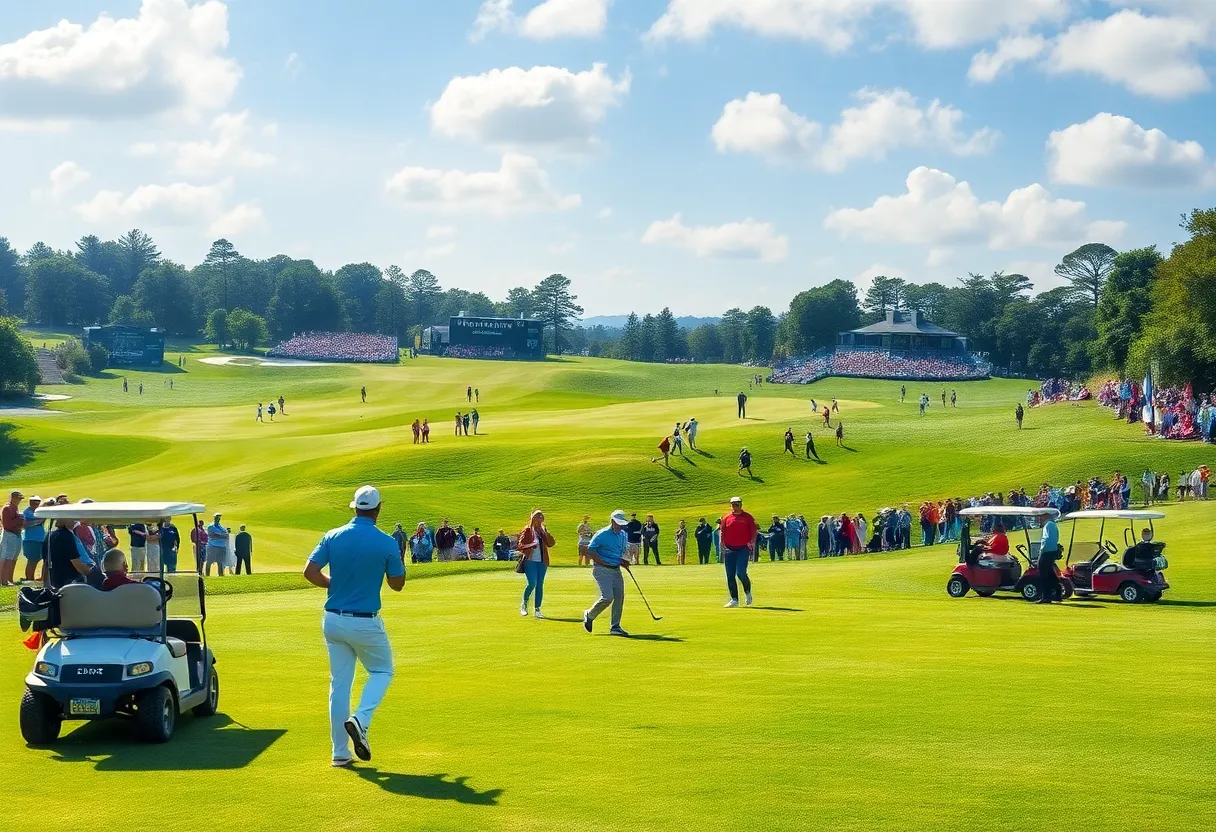 Players competing at the PIF Saudi International Golf Tournament
