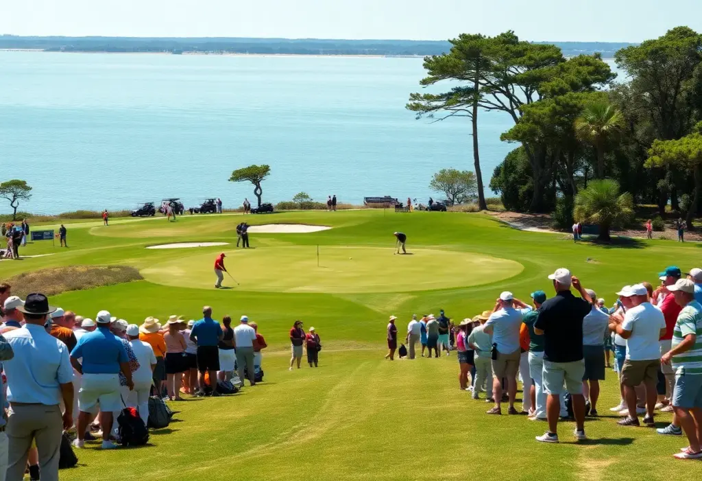 A scenic view of Sea Island Resort during The RSM Classic