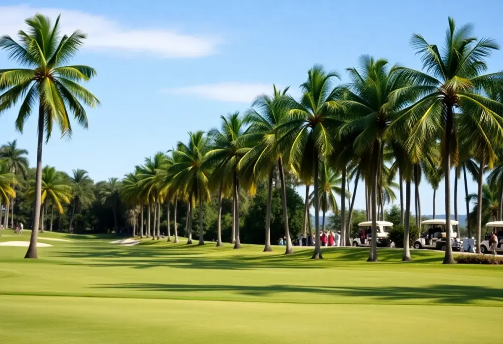 Scenic view of Seaside Course during the RSM Classic