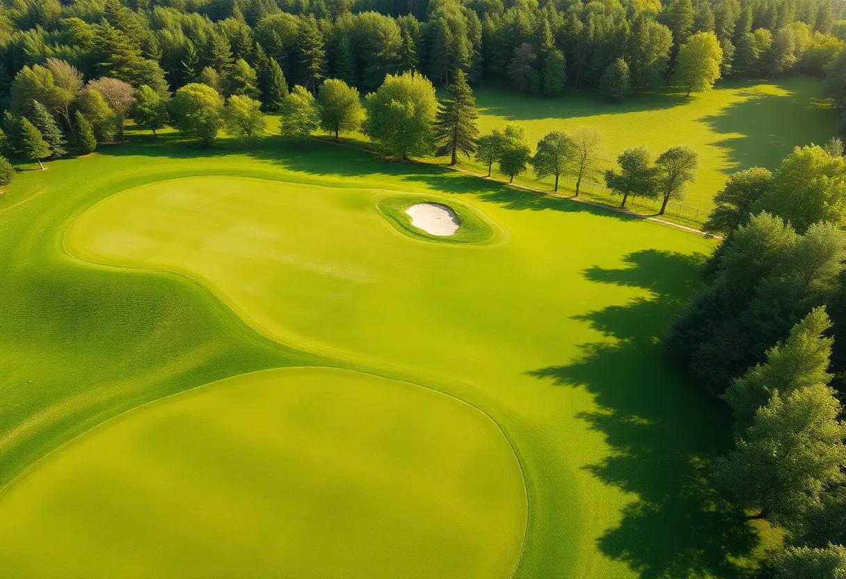 Golf course at Sentosa Golf Club emphasizing sustainability