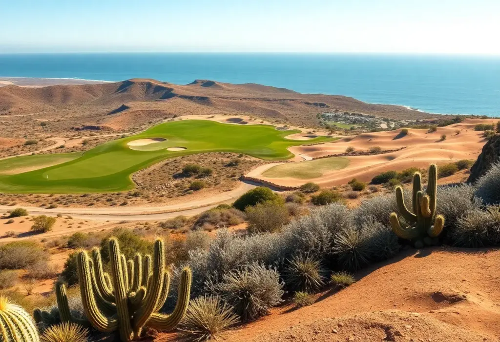 Stunning view of Solmar Golf Links with coastal dunes