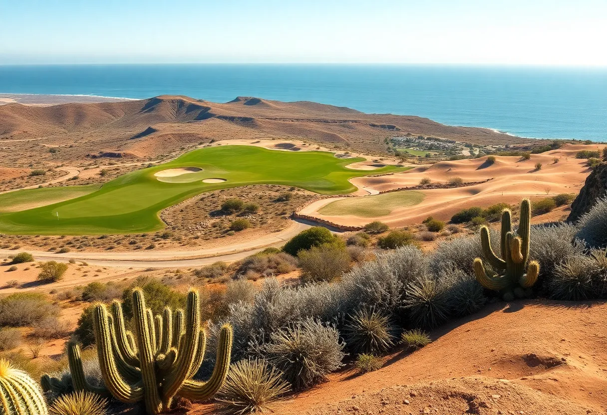 Stunning view of Solmar Golf Links with coastal dunes