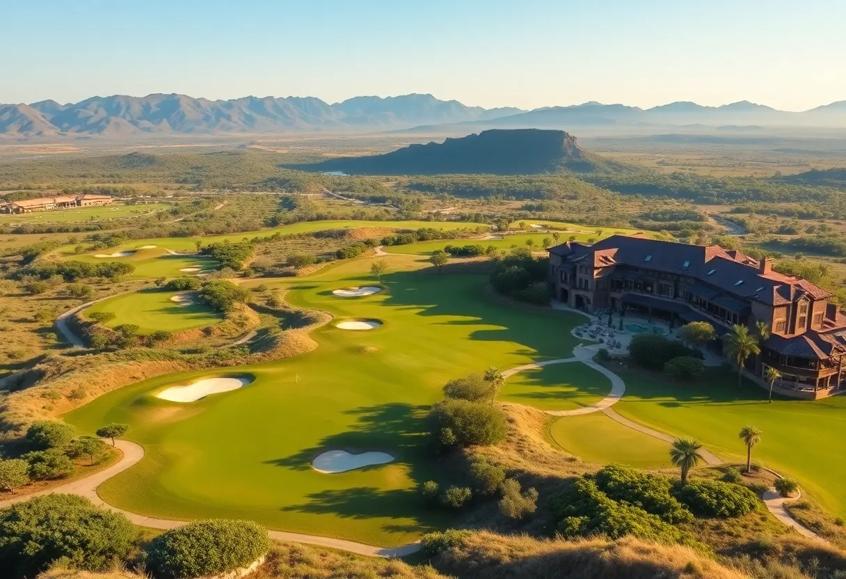 Sun City Resort showcasing its golf courses and luxury accommodations