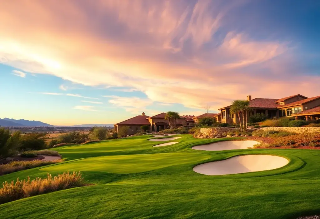 Aerial view of Torre Course with lush landscapes and well-maintained greens.