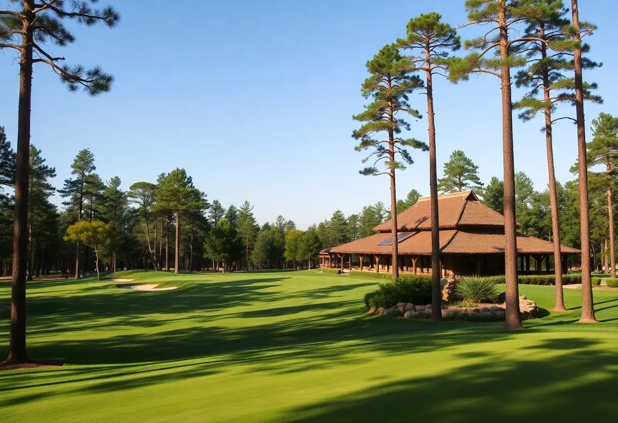 Scenic view of Utrecht De Pan Golf Course