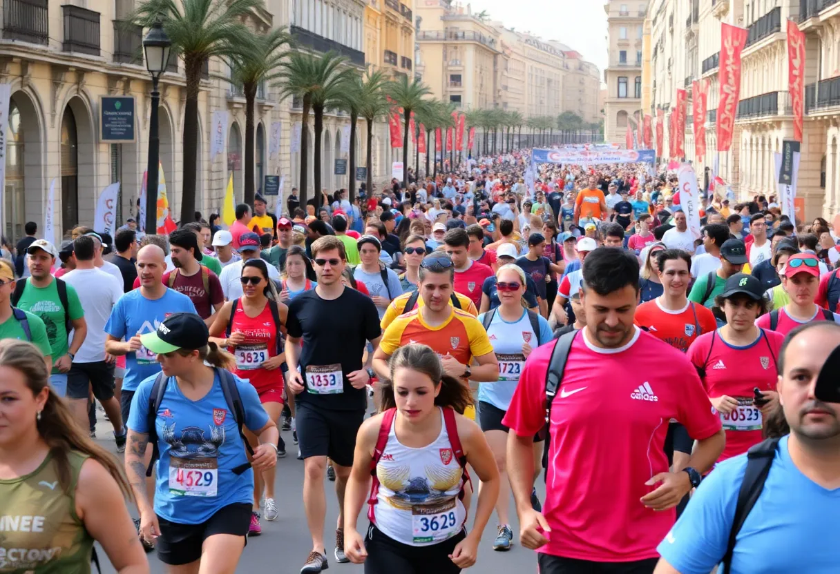 Visitors enjoying sports events in Valencia