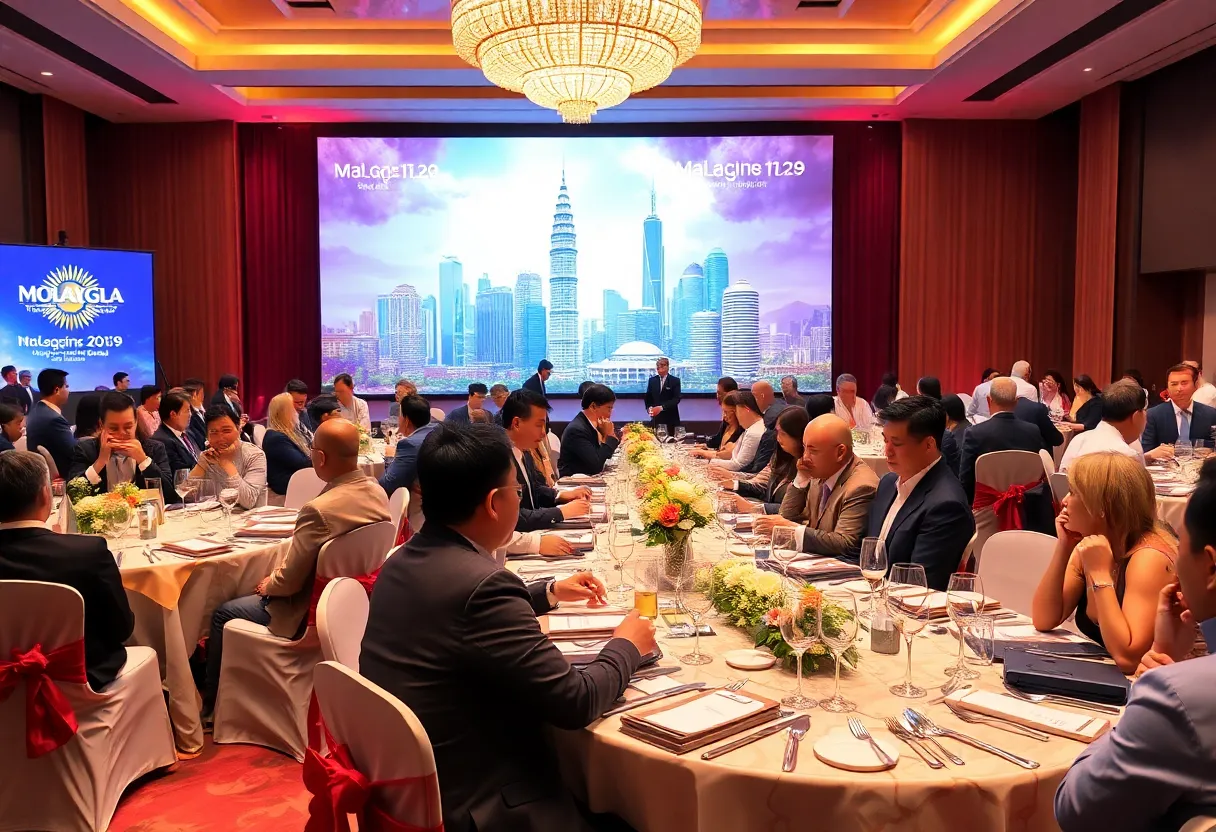 Guests celebrating at the WAGC 2025 Gala Dinner in Malaysia