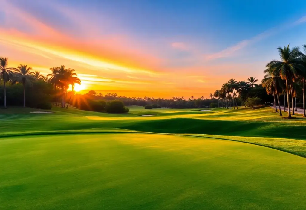 Golf course view at the World Wide Technology Championship