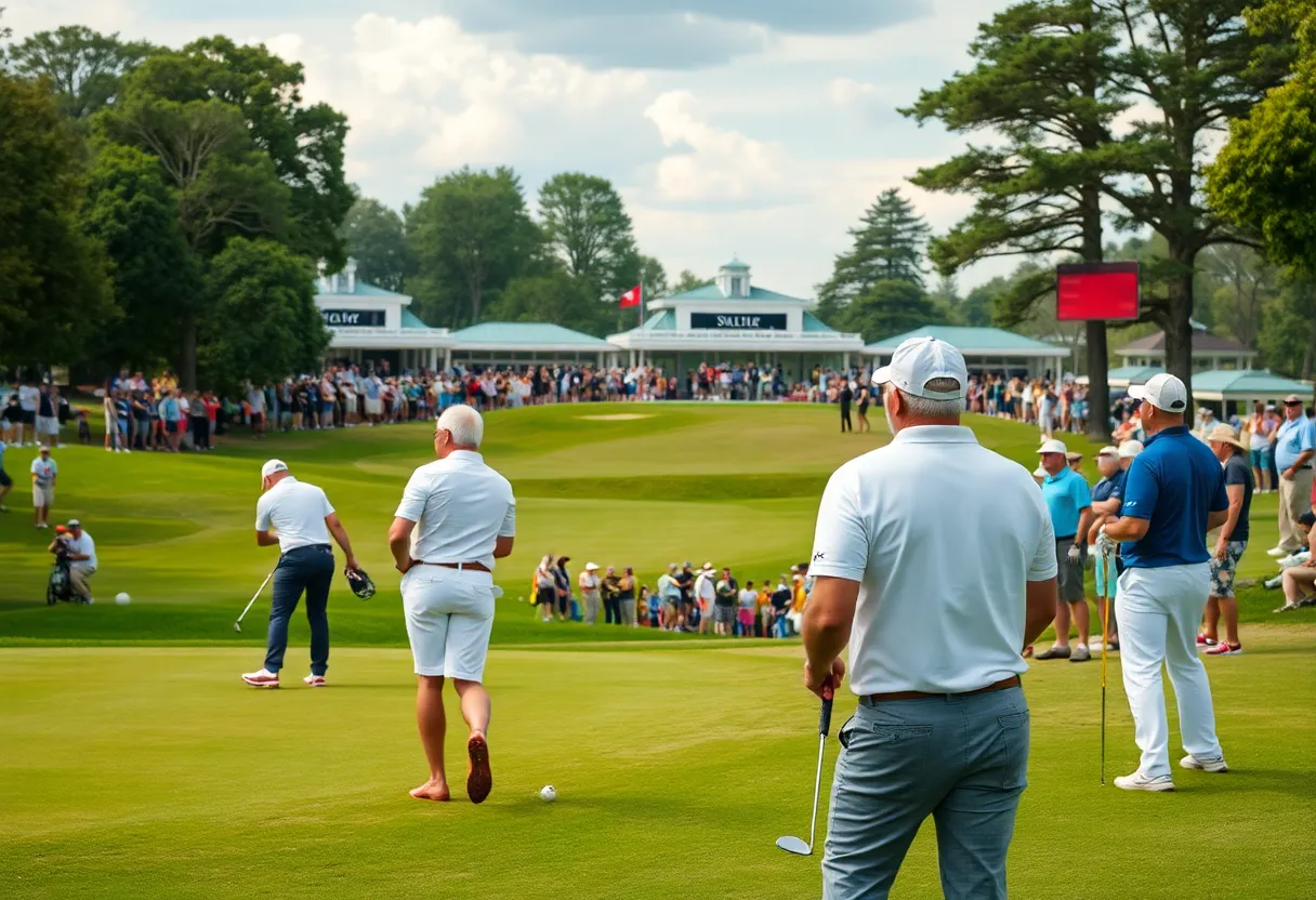 Golfers competing at the 2025 Australian Open