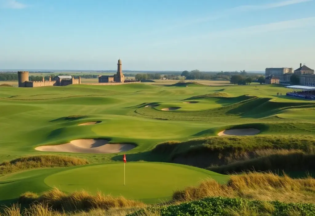 Golf tournament at Royal Melbourne Golf Club