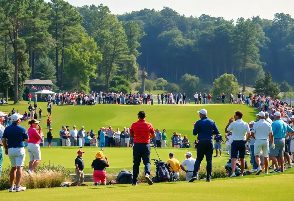 Players competing in the Australian Open 2025 at Royal Melbourne Golf Club