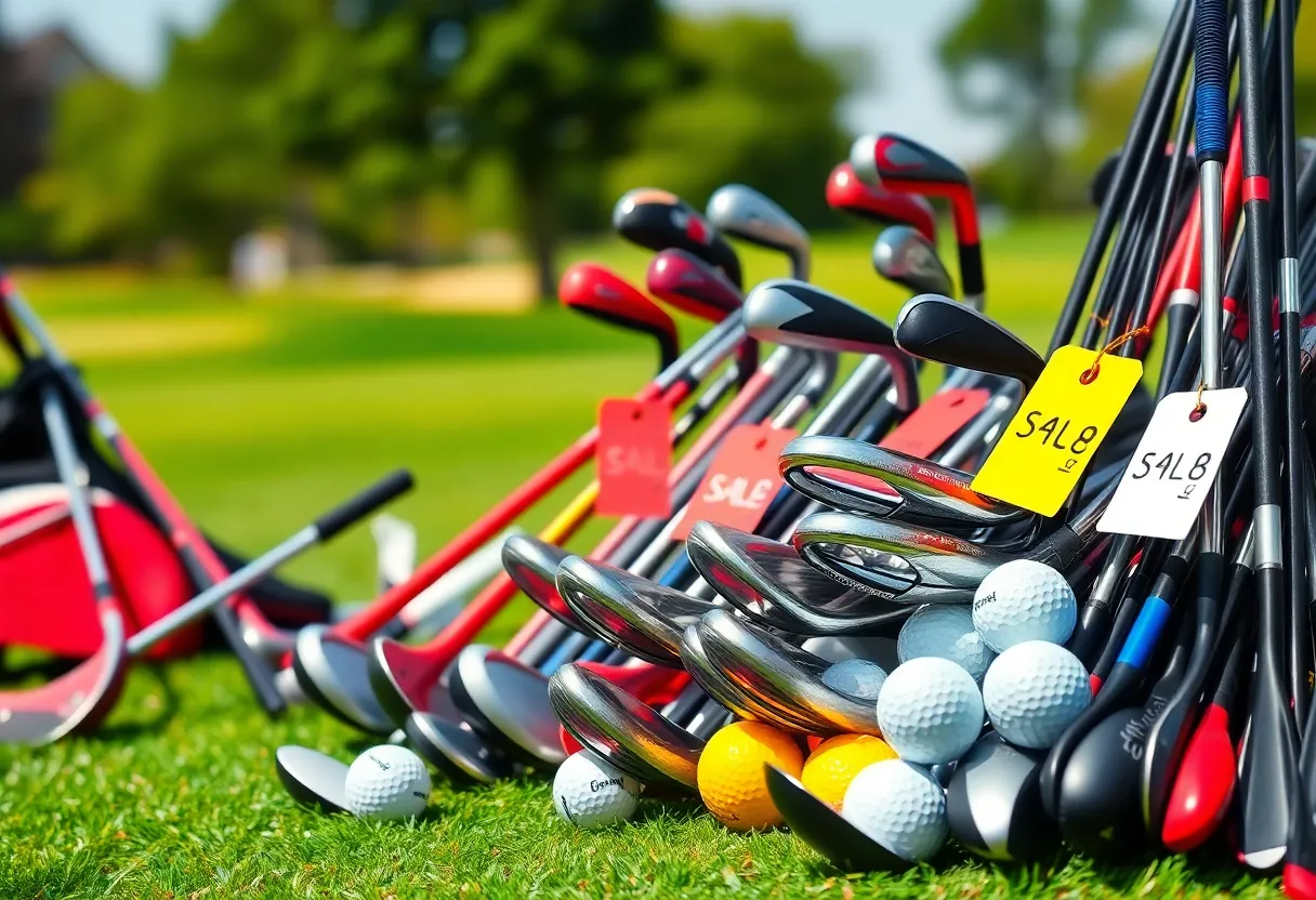 Golf equipment on sale for Black Friday